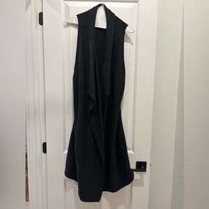 H&M long Dark grey sweater vest size xs